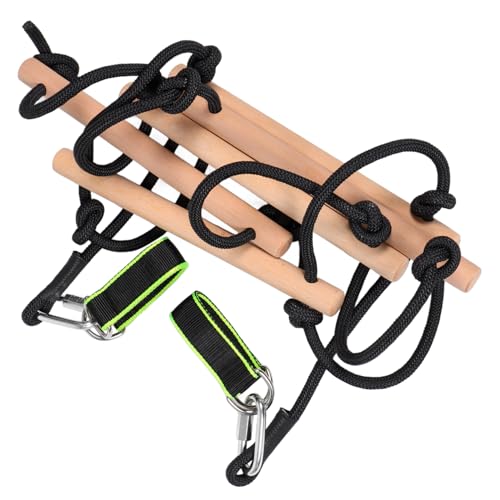 Warmhm 1 Satz Strickleiter-Spielset Koje Klettern Jungs Treppe Kerle im Freien Strickleiter für Baumhaus Kletterleiter für Kletterseil für Polyester von Warmhm