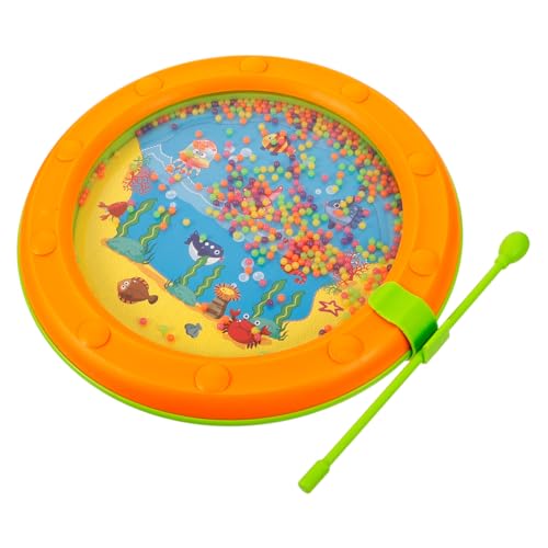 Warmhm 1 Satz Surftrommel Handtrommelinstrument Pädagogische Wellentrommeln Sanfte Meeresgeräusche-Trommel Wellen Perlentrommel Kinderinstrument praktische Trommel Plastik Orange Warmhm 1 Satz Surftrommel Handtrommelinstrument Pädagogische Wellentrommeln Sanfte Meeresgeräusche-Trommel Wellen Perlentrommel Kinderinstrument praktische Trommel Plastik Orange von Warmhm