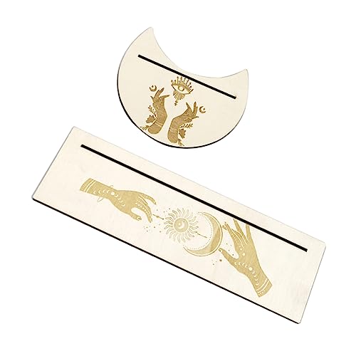 Warmhm 1 Satz Tarotkartenhalter Spieldeck Inhaber Tarot-kartenständer Werkzeug Handgefertigtes Display Steht Tarot Unterstützen Tarot-Deck-ausstellungsständer Stand Decks Holz von Warmhm