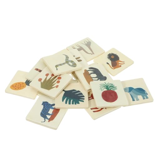 Warmhm 1 Satz Tierspiele Memory Karten aus Holz Montessori Lernspielzeug für Kognitiven Entwicklung und Stärkung der Eltern Bindung Frühes Lernen für Kleinkinder Warmhm 1 Satz Tierspiele Memory Karten aus Holz Montessori Lernspielzeug für Kognitiven Entwicklung und Stärkung der Eltern Bindung Frühes Lernen für Kleinkinder von Warmhm