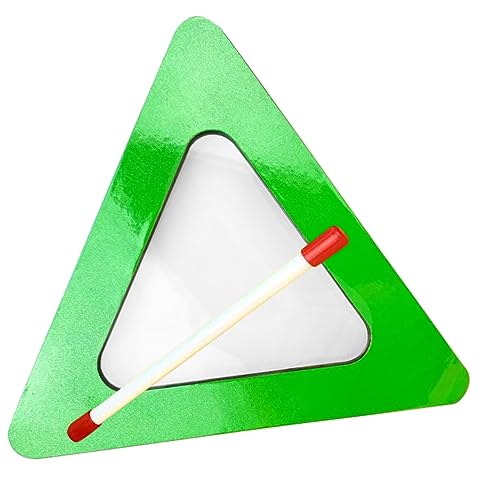 Warmhm 1 Satz Triangular Orff Hand Drum für Schlaginstrument mit Schlägel Tragbar und Leicht für Musizierfeiern und Konzerte Kleinkinder und Junge Warmhm 1 Satz Triangular Orff Hand Drum für Schlaginstrument mit Schlägel Tragbar und Leicht für Musizierfeiern und Konzerte Kleinkinder und Junge von Warmhm