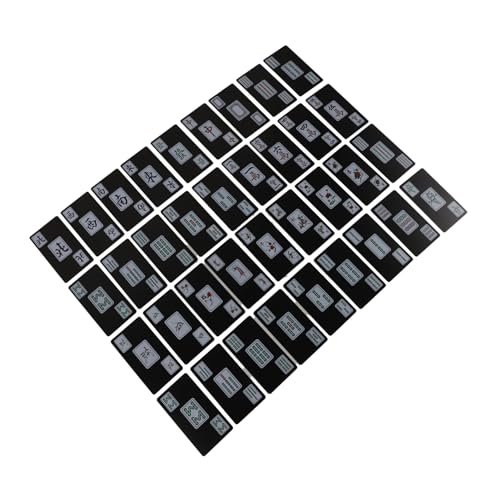 Warmhm 1 Satz Wasserdichtes Papier Mahjong Plakat Mahjong-Karte Mit Würfeln Klein Chinesische Kartenspiele Mahjongg-Karten Mahjongg-zubehör Chinesische Majhong-Spiele PVC Warmhm 1 Satz Wasserdichtes Papier Mahjong Plakat Mahjong-Karte Mit Würfeln Klein Chinesische Kartenspiele Mahjongg-Karten Mahjongg-zubehör Chinesische Majhong-Spiele PVC von Warmhm