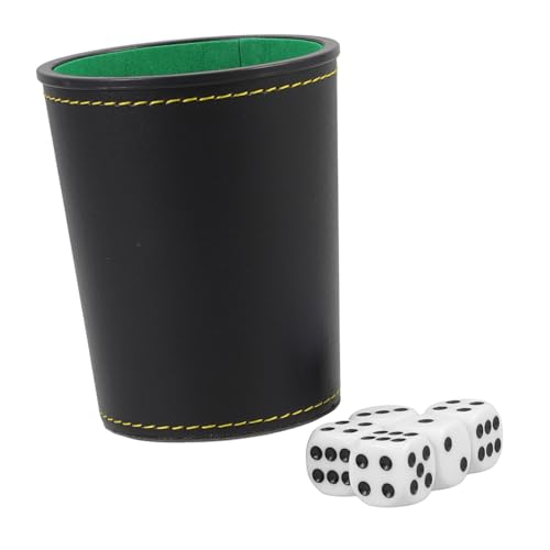 Warmhm 1 Satz Würfel Gesetzt Center Zittern Container Wiederverwendbar Würfelspielspielzeug Groß Würfelbecher Halter Für Spielwürfel Würfelschüttler Würfel Shaker Halter Pu、abs Schwarz Warmhm 1 Satz Würfel Gesetzt Center Zittern Container Wiederverwendbar Würfelspielspielzeug Groß Würfelbecher Halter Für Spielwürfel Würfelschüttler Würfel Shaker Halter Pu、abs Schwarz von Warmhm