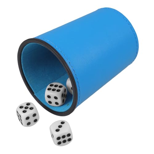 Warmhm 1 Satz Würfel Gesetzt Würfelbecher Würfelschüttler Würfeltablett Würfelspiele Leiser Schüttelbecher Würfelhalter Ktv Spielpokal Bar Requisiten Würfel Liefert Pu、abs Blau Warmhm 1 Satz Würfel Gesetzt Würfelbecher Würfelschüttler Würfeltablett Würfelspiele Leiser Schüttelbecher Würfelhalter Ktv Spielpokal Bar Requisiten Würfel Liefert Pu、abs Blau von Warmhm