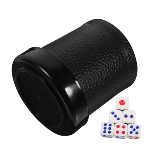 Warmhm 1 Satz Würfelbecher Shaker Sechsseitiger Würfel Partybecher farbige Würfel Würfelschüttler groß Party -Requisiten Würfel Aufbewahrungsbecher Würfelhalter Abs Black Warmhm 1 Satz Würfelbecher Shaker Sechsseitiger Würfel Partybecher farbige Würfel Würfelschüttler groß Party -Requisiten Würfel Aufbewahrungsbecher Würfelhalter Abs Black von Warmhm