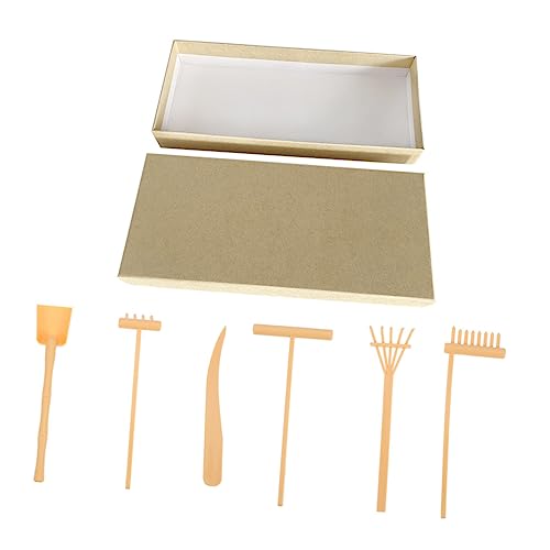 Warmhm 1 Satz Zen Garten Set für Schreibtisch Teiliges Sand Garten Zubehör mit Rechen Box und Dekorationssteinen für Meditation und Verarbeitet und Sicher zu Verwenden Warmhm 1 Satz Zen Garten Set für Schreibtisch Teiliges Sand Garten Zubehör mit Rechen Box und Dekorationssteinen für Meditation und Verarbeitet und Sicher zu Verwenden von Warmhm