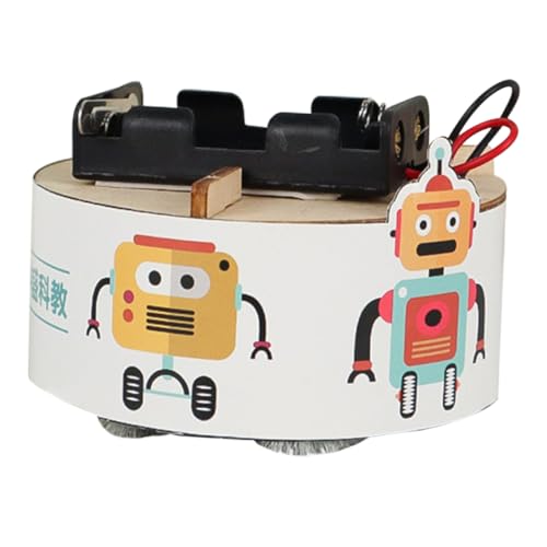 Warmhm 1 Satz fegendes Roboterspielzeug DIY Wissenschaftsspielzeug Intellektueller Roboterbausatz DIY -Handwerk für wissenschaftliche Experimente ABS von Warmhm