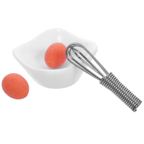 Warmhm Realistisches Mini- Und Schneebesen-Set – Harzlegierung – Perfekt Für Die Puppenhausdekoration – Vielseitiges Kochspielzeug von Warmhm