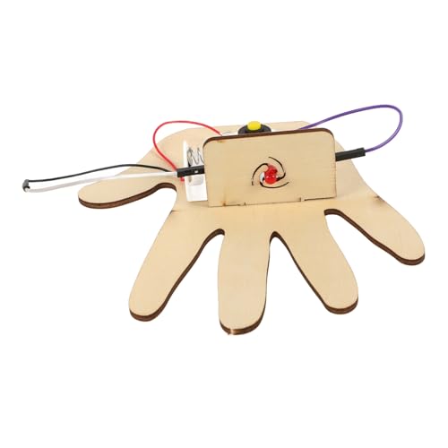 Warmhm 1 Satz zum Zusammenbauen Frühe Lernspielzeug Kinderspielknopfspielzeug Material für wissenschaftliche Experimente DIY Wissenschaftsspielzeug Holz Khaki von Warmhm