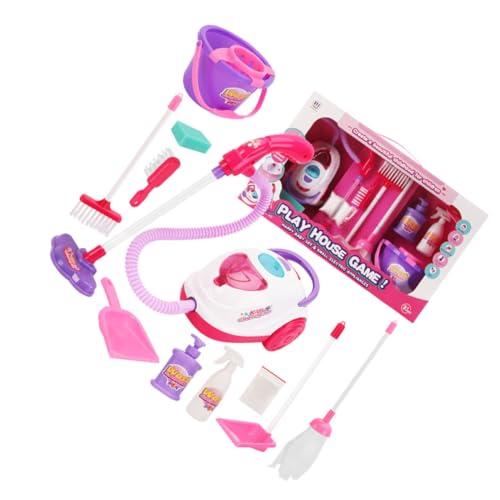 Warmhm Realistisches 11-teiliges Set Für Kleinkinder Spielhaus-spielzeugset Mit Staubsaugerspielzeug Keine Batterie von Warmhm