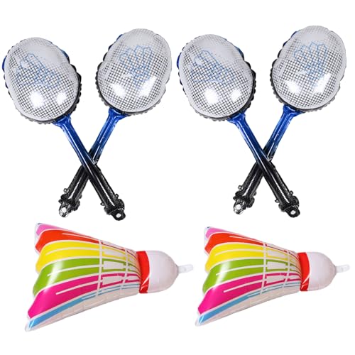 Warmhm 1 Set Badminton Themed Party Liefert Badmintonschläger Und Shuttlecocks Ballon Set Für Sportgeburtstagdekorationen Leichte Aluminiumfolienballons Warmhm 1 Set Badminton Themed Party Liefert Badmintonschläger Und Shuttlecocks Ballon Set Für Sportgeburtstagdekorationen Leichte Aluminiumfolienballons von Warmhm