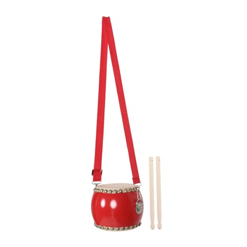 Warmhm 1 Set Früherziehung Schlaginstrumente Chinesische Trommel Säuglingshandtrommel Kindertrommel Trommel Für Babytrommel Spielzeugtrommel Für Musikinstrumente Schaffell von Warmhm