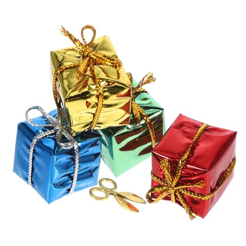 Warmhm 1 Set Puppenhaus Geschenkbox Puppen Babypuppe Mini Zubehör Simulierte Geschenkboxen Weihnachten Mini Geschenkboxen Mini Modelle Mini von Warmhm