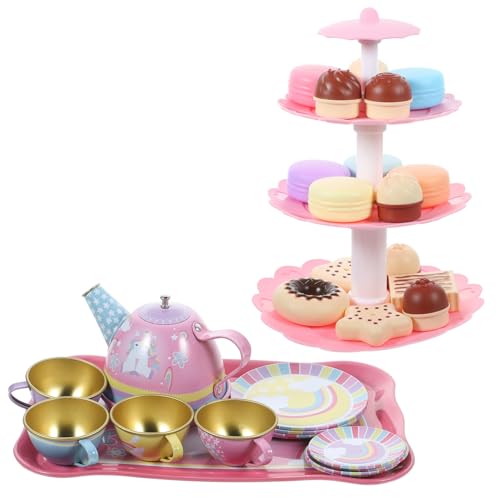 Warmhm 1 Set Set Teeservice Geschirr Teekannen Teetasse Teedose Miniatur Teegeschirr Mädchen Teeparty Dekorationen Simulation Küchenzubehör Weißblech Warmhm 1 Set Set Teeservice Geschirr Teekannen Teetasse Teedose Miniatur Teegeschirr Mädchen Teeparty Dekorationen Simulation Küchenzubehör Weißblech von Warmhm