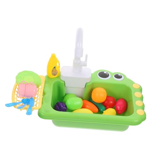 Warmhm Realistisches Küchenspülen-Set Für Kinder – Spielzeug-geschirrspüler Mit Fließendem Wasser Und Zubehör Für Jungen Und Mädchen von Warmhm