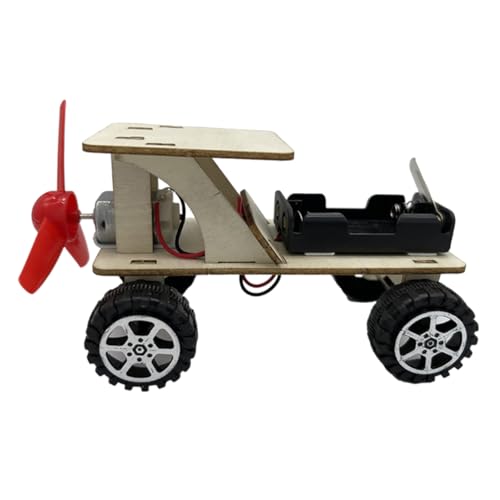 Warmhm 1 Set Windkraftfahrzeug Modellbausatz Auto Wissenschaftliche Experimentierprojekte Wissenschaftliche Projektrequisiten Wissenschaftliches Experimentierspielzeug von Warmhm