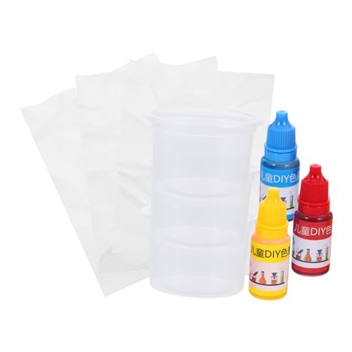 Warmhm 1 Set Wissenschaftsexperiment Für Kleinkindspielzeug Lernspielzeug Trainingsspielzeug Physik Experiment DIY Wissenschaftstechnologie Kit Farbübertragungskit von Warmhm