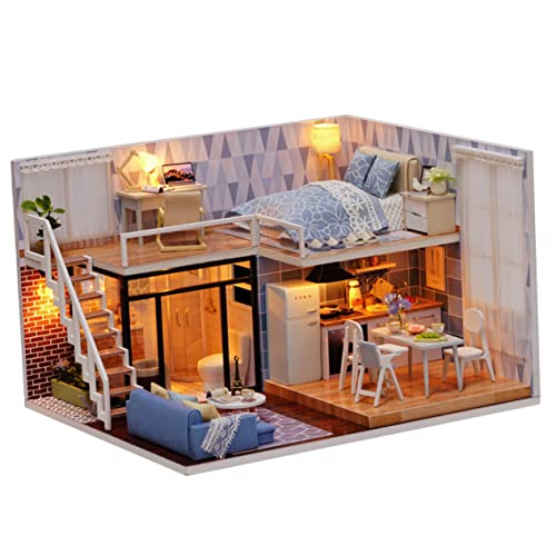 Warmhm 1 Stück DIY Bausatz Kreatives Hölzernes für Einfach Zusammenzubauen Fördert Kreatives für Familien und Freunde Hellblau Warmhm 1 Stück DIY Bausatz Kreatives Hölzernes für Einfach Zusammenzubauen Fördert Kreatives für Familien und Freunde Hellblau von Warmhm