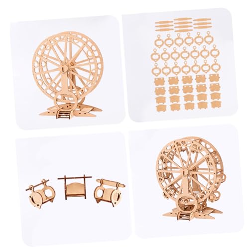 Warmhm 1 Stück DIY Ferris Wheel Modell aus Holz Puzzle für Mechanisches Kreativität und Denkfähigkeiten Perfektes für Jungen Warmhm 1 Stück DIY Ferris Wheel Modell aus Holz Puzzle für Mechanisches Kreativität und Denkfähigkeiten Perfektes für Jungen von Warmhm