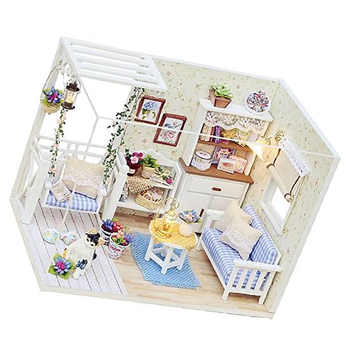 Warmhm 1 Stück DIY Hausmodell für Kreatives Bastelset zur Selbstmontage Fördert Fantasievolles Rollenspiel aus Hochwertigem Material für Dekoration für Altersgruppen Warmhm 1 Stück DIY Hausmodell für Kreatives Bastelset zur Selbstmontage Fördert Fantasievolles Rollenspiel aus Hochwertigem Material für Dekoration für Altersgruppen von Warmhm