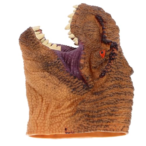 Warmhm 1 Stück Dinosaurier Handpuppe aus Weichem Waschbare Handpuppe für Rollenspiele und Kreative Aktivitäten Fördert Kommunikation und Eltern Beziehungen von Warmhm