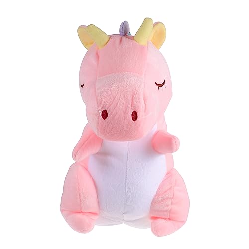 Warmhm 1 Stück Engel Dinosaurierpuppe Kuscheltier für Dino plüschtier Dinosaur Kid Toys Plüsch-Dinosaurier-Stofftier Plüschspielzeug Kinderspielzeug Rosa von Warmhm