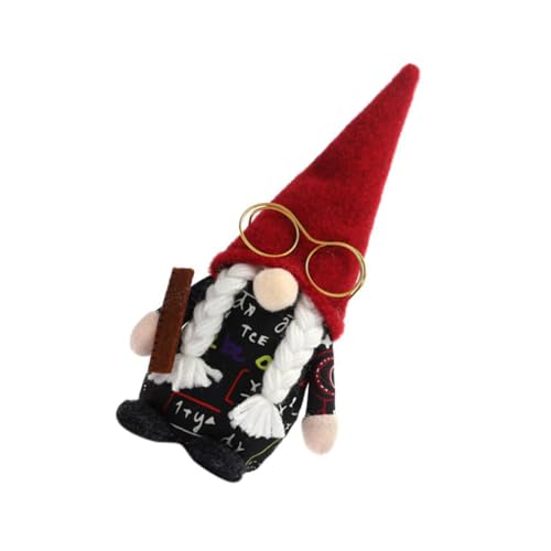 Warmhm 1 Stück GNOME-Puppe Ornament Zwergenpuppe Stoffdekoration Lineal-Design Für Die Schulanfangssaison Home-Office- Warmhm 1 Stück GNOME-Puppe Ornament Zwergenpuppe Stoffdekoration Lineal-Design Für Die Schulanfangssaison Home-Office- von Warmhm