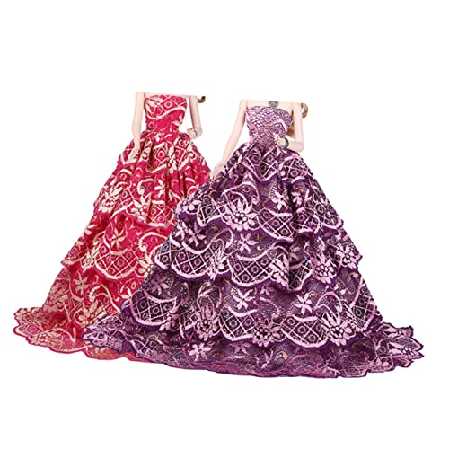 Warmhm 1 Stück Hochwertiges Hochzeitskleid für Puppen Elegantes Partykleid für DIY Fashion Outfits Warmhm 1 Stück Hochwertiges Hochzeitskleid für Puppen Elegantes Partykleid für DIY Fashion Outfits von Warmhm