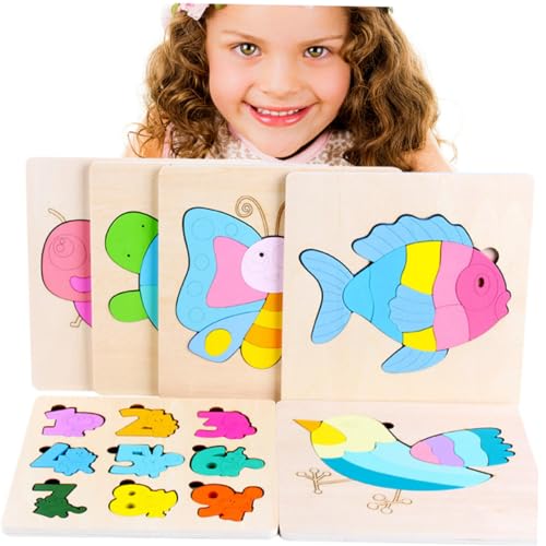 Warmhm 1 Stück Holzpuzzle Gedächtnisspiel für Pädagogisches mit Farbenfrohem Fischdesign Kreativität und Hand Auge Koordination für Kleinkinder und Vorschulkinder Warmhm 1 Stück Holzpuzzle Gedächtnisspiel für Pädagogisches mit Farbenfrohem Fischdesign Kreativität und Hand Auge Koordination für Kleinkinder und Vorschulkinder von Warmhm