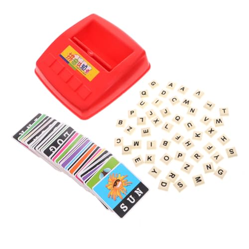 Warmhm 1 Stück Kleinkinder Vokabel und Rechtschreibspiel zur Sprachförderung Pädagogisches Lernspielzeug für Junge Cleveres Spielvergnügen für Lange Warmhm 1 Stück Kleinkinder Vokabel und Rechtschreibspiel zur Sprachförderung Pädagogisches Lernspielzeug für Junge Cleveres Spielvergnügen für Lange von Warmhm