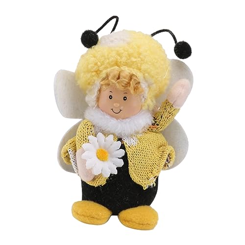 Warmhm 1 Stück Kreative Bienenpuppe aus Strick für Festliche Dekoration Niedliches Stofftier für Erwachsene zur Verschönerung Garten Warmhm 1 Stück Kreative Bienenpuppe aus Strick für Festliche Dekoration Niedliches Stofftier für Erwachsene zur Verschönerung Garten von Warmhm