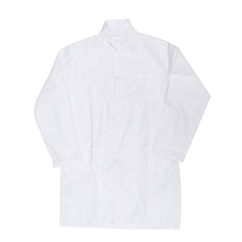 Warmhm 1 Stück Laborkittel Weißer Kittel für Jungen und Mädchen und Langlebig für Cosplay und Experimente Mittel von Warmhm