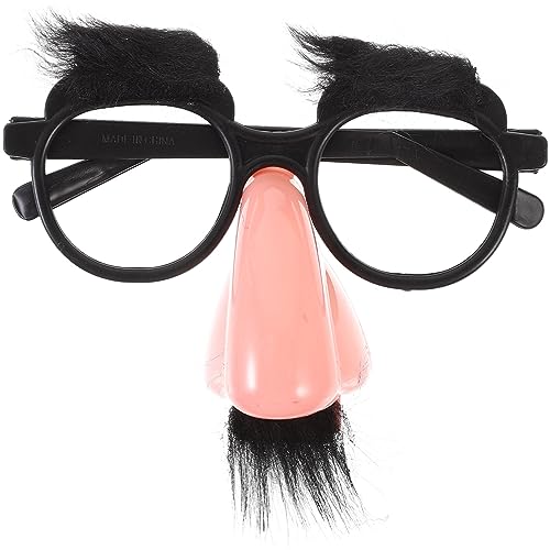 Warmhm 1 Stück Lustige Halloween-Brille, Party Favor Disguise Gläser mit Große Nase Augenbrauen Und Schnurrbart Halloween Lustige Gläser Prank für Halloween Kostüm Dekor Warmhm 1 Stück Lustige Halloween-Brille, Party Favor Disguise Gläser mit Große Nase Augenbrauen Und Schnurrbart Halloween Lustige Gläser Prank für Halloween Kostüm Dekor von Warmhm