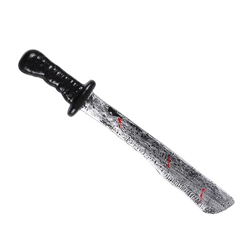 Warmhm 1 Stück Messerstützen aus Kunststoff Halloween Costume Halloween Kleidung Halloween -Kostüm Halloween -Dekorationen Gruseliges Piratenmesser Horror-Requisite Plastik von Warmhm
