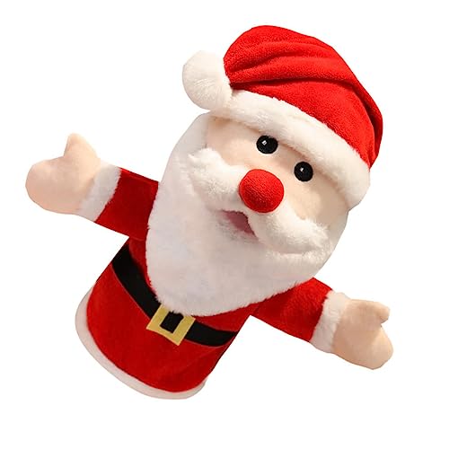 Warmhm 1 Stück Plüsch Weihnachtsmann Handpuppe für Interaktive Eltern Junge Mädchen Lustige Fingerpuppen für Rollenspiele und Kreative Geschichten Weihnachtsdeko für Mädchen und Jungen Warmhm 1 Stück Plüsch Weihnachtsmann Handpuppe für Interaktive Eltern Junge Mädchen Lustige Fingerpuppen für Rollenspiele und Kreative Geschichten Weihnachtsdeko für Mädchen und Jungen von Warmhm