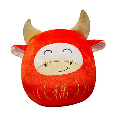 Warmhm 1 Stück Plüschtier Animal Figures Chaps Kalbspuppenspielzeug schöafsofa plushdoll Toy Maskottchen Kuh tierkreistier Maskottchen Rinderpuppe Maskottchen Textil- rot Warmhm 1 Stück Plüschtier Animal Figures Chaps Kalbspuppenspielzeug schöafsofa plushdoll Toy Maskottchen Kuh tierkreistier Maskottchen Rinderpuppe Maskottchen Textil- rot von Warmhm