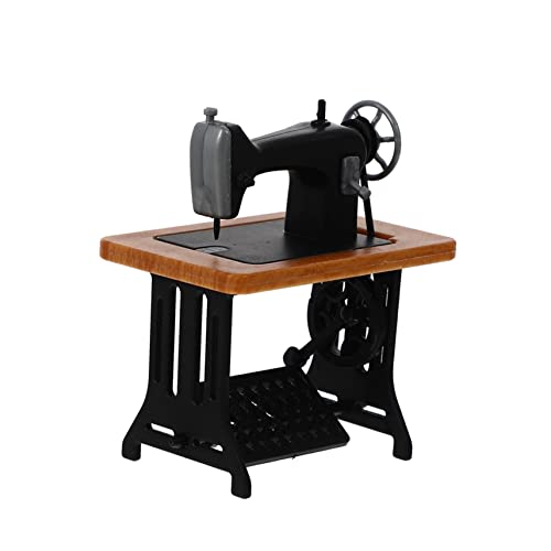 Warmhm 1 Stück nähmaschinen Modell nähmaschine mini mini-nähmaschinen mini nähmaschine Nähmaschinenmodell mini Stitcher Mini- - -Dekoration DIY Zubehör Abs Yellow von Warmhm