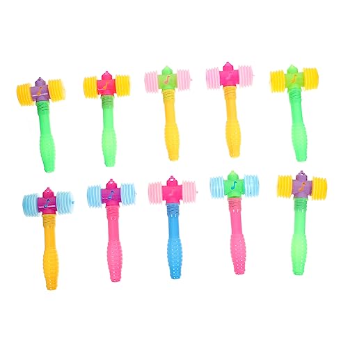 Warmhm 10 STK BB-Hammer für Fidget Spinner Schläger Stuffer Hammer kinderhammer kinderspielzeug -Hammer- quietschendes Hammerspielzeug Plastik von Warmhm