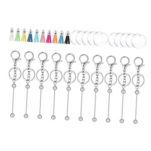 Warmhm 10 Sätze DIY Acryl Schlüsselanhänger Set Teile Leere Schlüsselanhänger mit Quasten Bastelvorlage für Kreative und Dekorationen für Personalisierte Schlüsselringe und Souvenirs Warmhm 10 Sätze DIY Acryl Schlüsselanhänger Set Teile Leere Schlüsselanhänger mit Quasten Bastelvorlage für Kreative und Dekorationen für Personalisierte Schlüsselringe und Souvenirs von Warmhm