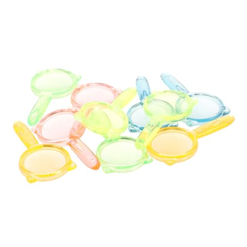 Warmhm 10 Stück 1:12 Minuten ob11 Spielspielzeugszene Puppenhaus Cute lieblich Geburtstagsgeschenk fogelschreker Silvester gastgeschenk Mini Bausatz Lupenmodell Puppenhauszubehör Plastik von Warmhm
