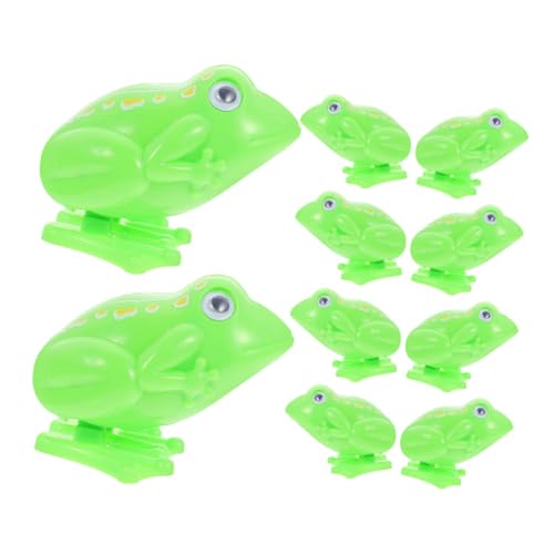 Warmhm 10 Stück Aufzieh Froschspielzeug für Retro Plastikuhrwerk Springende Tierchen Überraschung für Geburtstagsfeiern Mitgebsel für Drinnen und Draußen Warmhm 10 Stück Aufzieh Froschspielzeug für Retro Plastikuhrwerk Springende Tierchen Überraschung für Geburtstagsfeiern Mitgebsel für Drinnen und Draußen von Warmhm