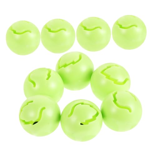 Warmhm 10 Stück Babyrasseln in Großen Mengen Geräuschspielzeug Für Haustiere Gehäkeltes Rasseln Für Babyspielzeug Balleinführung Häkelrassel-Set Rasselpapier O Ball Plastik von Warmhm