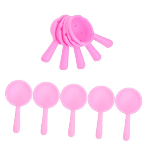 Warmhm 10 Stück Badespielzeug Outdoor wasserspielzeug Pool wasserspielzeug für kinderschaufel Wasserspielzeug Strandeimer Sandsieb pp Rosa von Warmhm