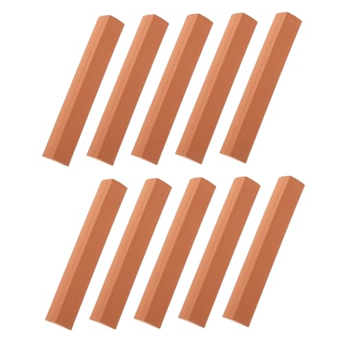Warmhm 10 Stück Bausteine ​​Basteln Baumodell Block DIY Mini Garten Block Blöcke Kleine Blöcke Baumodell Block Miniatur Block Figuren Mini Baumodell Block Ton von Warmhm