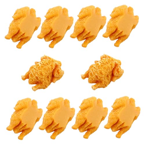 Warmhm 10 Stück Brathähnchen-Modell Gebratenes Huhn Hühnereis Gefälschte Fleischbällchen Albernes Hühnerdekor -hähnchen Künstliche Nahrung Realistisches Essen Falsche Knochen Harz Warmhm 10 Stück Brathähnchen-Modell Gebratenes Huhn Hühnereis Gefälschte Fleischbällchen Albernes Hühnerdekor -hähnchen Künstliche Nahrung Realistisches Essen Falsche Knochen Harz von Warmhm