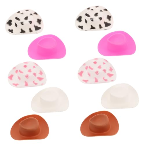 Warmhm 10 Stück Cowboyhut Bastelarbeiten Mini Cowboyhüte Und Bandanas Mini Cowgirlhüte Für Shots Cowboyhut Mini Cowboyhut Mit Lampe Mini Cowboyhut Stirnbänder Bulk Woody Hut Aus von Warmhm