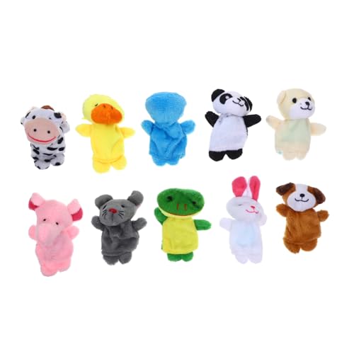 Warmhm 10 Stück Fingerpuppe Eltern-Kind-Spielspielzeug Kleinkind handpuppen Plüsch Warmhm 10 Stück Fingerpuppe Eltern-Kind-Spielspielzeug Kleinkind handpuppen Plüsch von Warmhm
