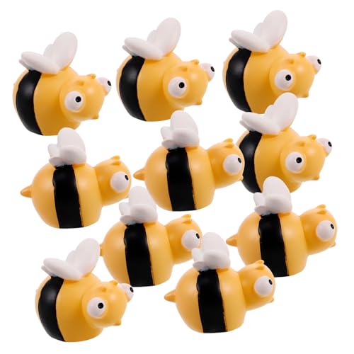Warmhm 10 Stück Honigbienen Aus Kunstharz Zum Basteln Bienenfiguren Bienen Aus Harz Minifiguren Aus Harz Mini-Bienen-spielset Kleine Handwerksbienen Mini Biene Mini-tierfiguren Warmhm 10 Stück Honigbienen Aus Kunstharz Zum Basteln Bienenfiguren Bienen Aus Harz Minifiguren Aus Harz Mini-Bienen-spielset Kleine Handwerksbienen Mini Biene Mini-tierfiguren von Warmhm