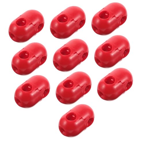 Warmhm 10 Stück Kletternetz Seilschnalle Spielhaus Zubehör Spielplatz Zubehör Klettergriffe Spielplatzausrüstung Kletterspielzeug Spielplatznetz Strickleiter Für Kunststoff von Warmhm