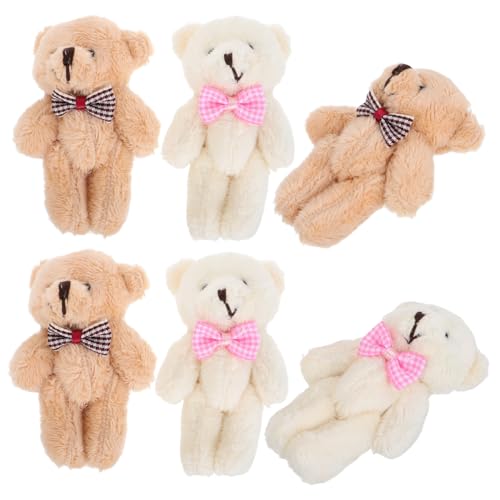 Warmhm 10 Stück Mini Bär Schlüsselanhänger Teiliges aus Niedlichen Großen Plüschbären DIY Dekorationen Hochzeiten und Warmhm 10 Stück Mini Bär Schlüsselanhänger Teiliges aus Niedlichen Großen Plüschbären DIY Dekorationen Hochzeiten und von Warmhm